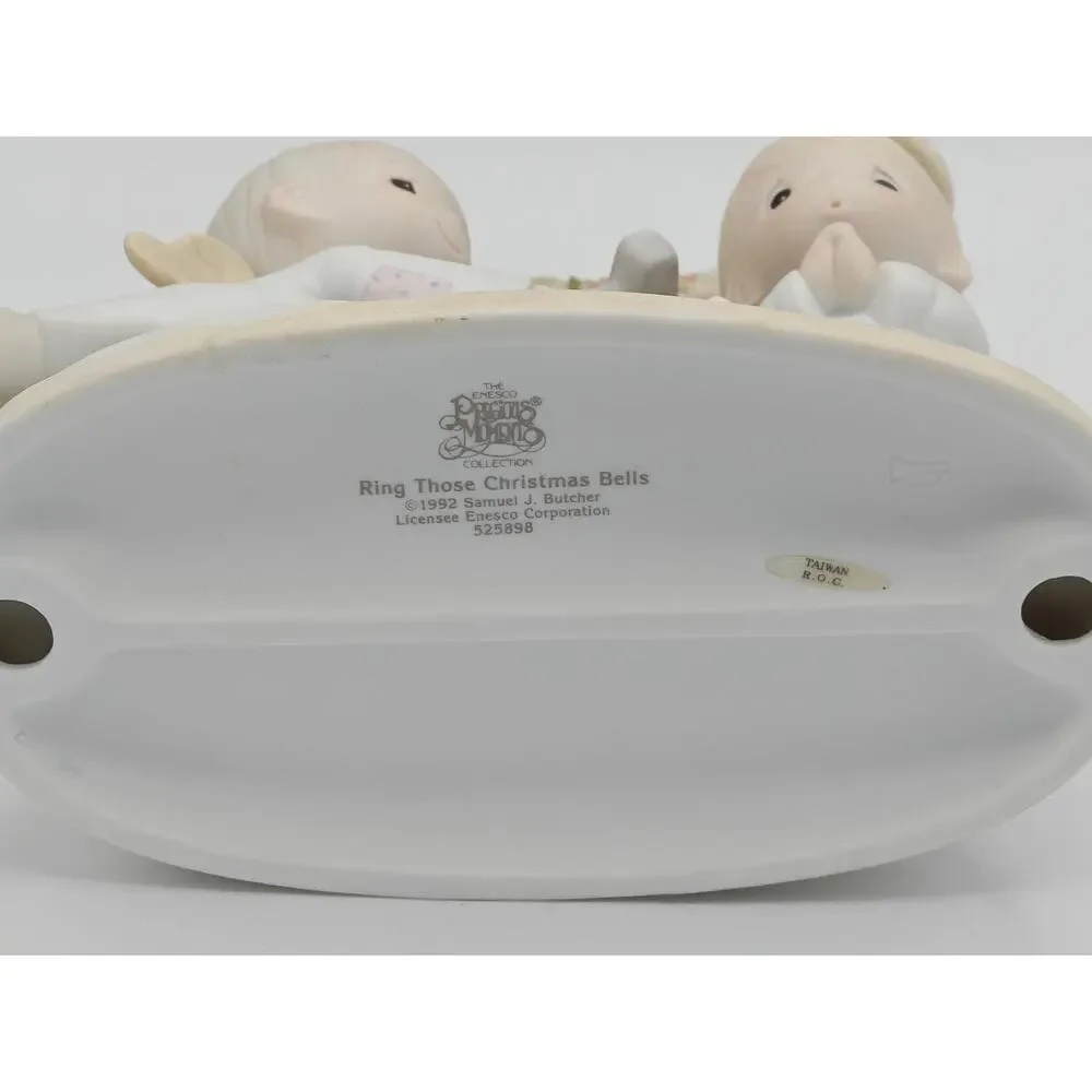 Precious Moments 525898 Ring Those Christmas Bells Enesco 1992 Figurine‎
